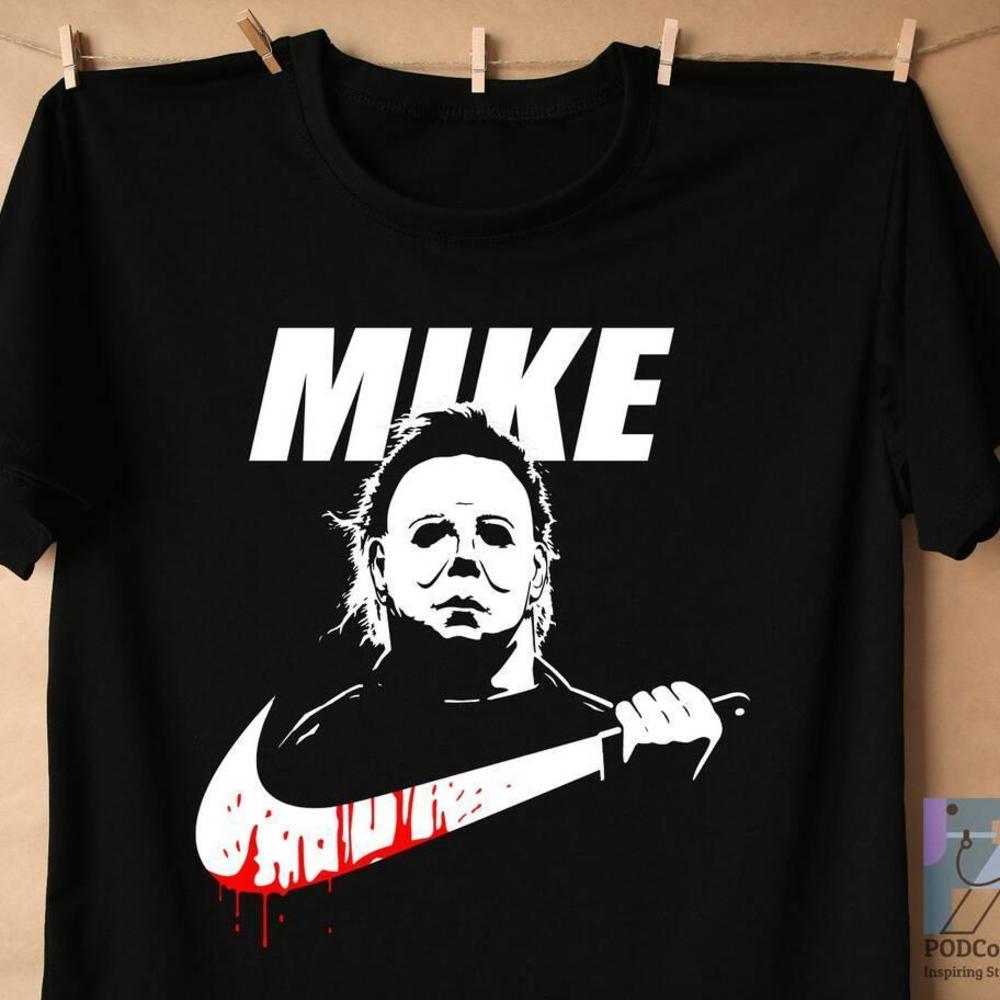 Just Do It Michael Myers Bloody Mike Halloween Tshirt Scary Movie Gift